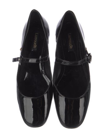 Larroude Patent Leather Mary Jane Flats