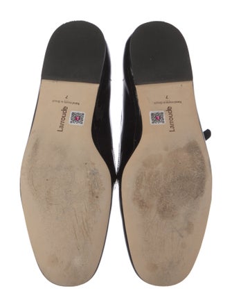Larroude Patent Leather Mary Jane Flats