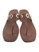 Larroude Leather Slides