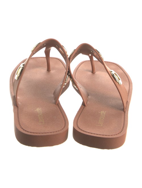 Larroude Leather Slides