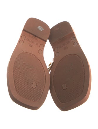 Larroude Leather Slides