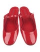 Larroude Patent Leather Mules
