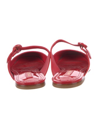Larroude Patent Leather Mules