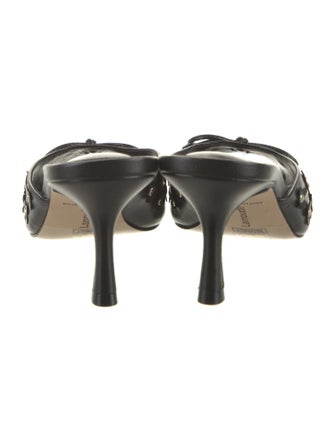 Larroude Leather Slides