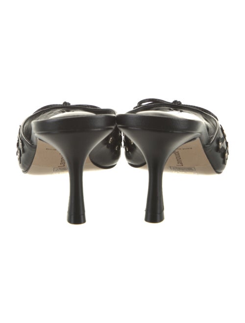 Larroude Leather Slides