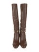 Larroude Leather Riding Boots