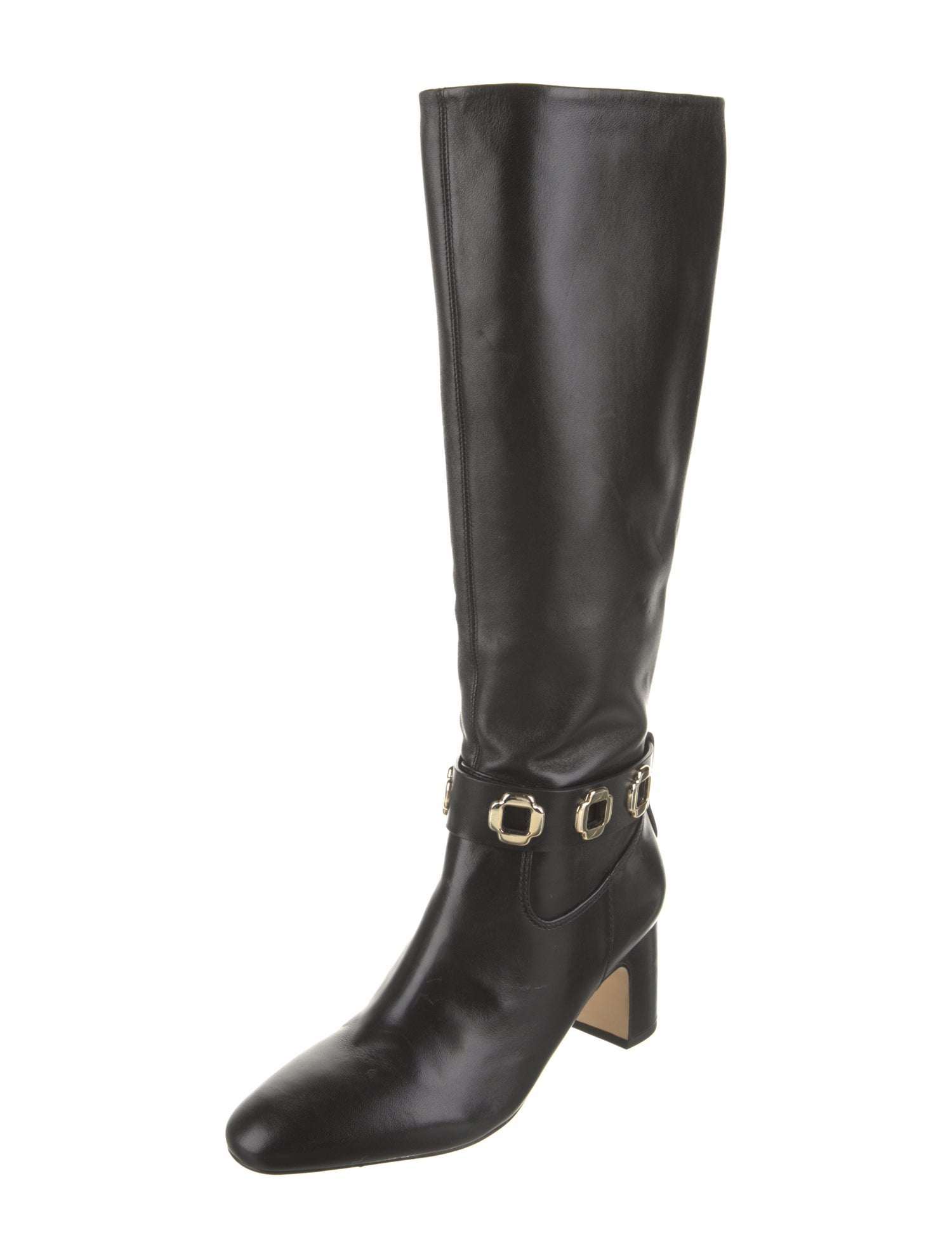 Larroude Leather Riding Boots