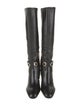 Larroude Leather Riding Boots