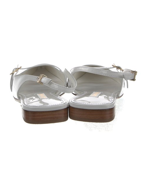 Larroude Patent Leather Slingback Flats