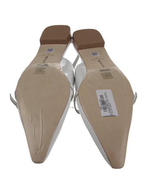 Larroude Patent Leather Slingback Flats