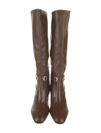 Larroude Leather Riding Boots