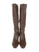 Larroude Leather Riding Boots