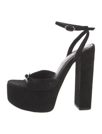 Larroude Suede Sandals