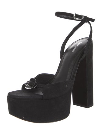 Larroude Suede Sandals