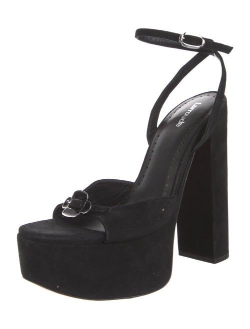 Larroude Suede Sandals