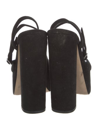 Larroude Suede Sandals