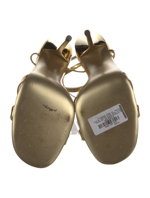 Larroude Patent Leather Slingback Sandals