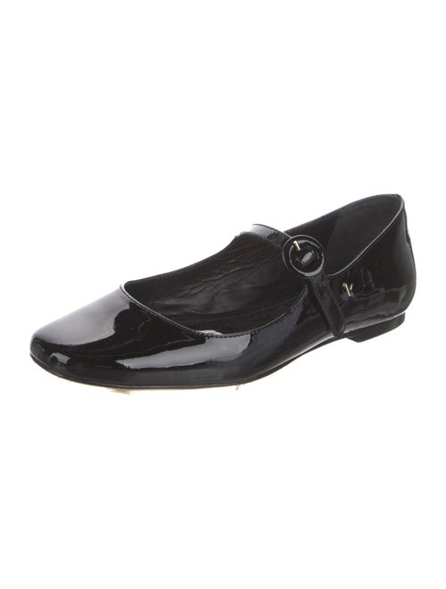 Larroude Patent Leather Mary Jane Flats
