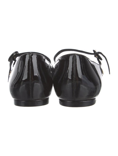 Larroude Patent Leather Mary Jane Flats