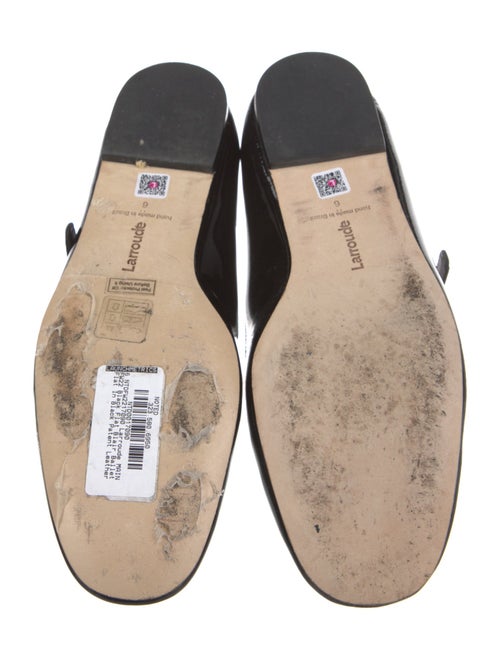 Larroude Patent Leather Mary Jane Flats