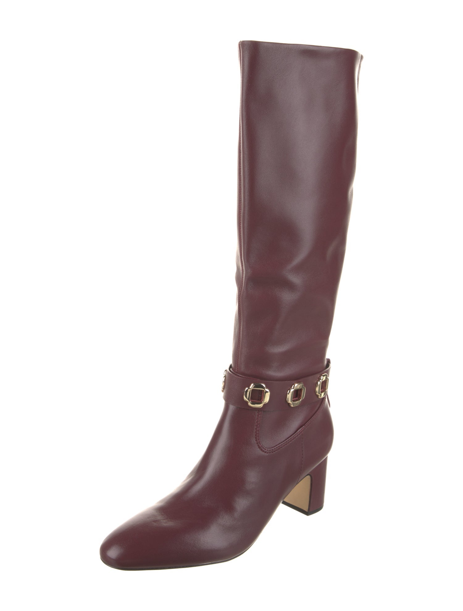 Larroude Leather Riding Boots
