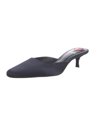 Larroude Satin Mules