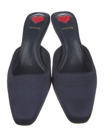 Larroude Satin Mules