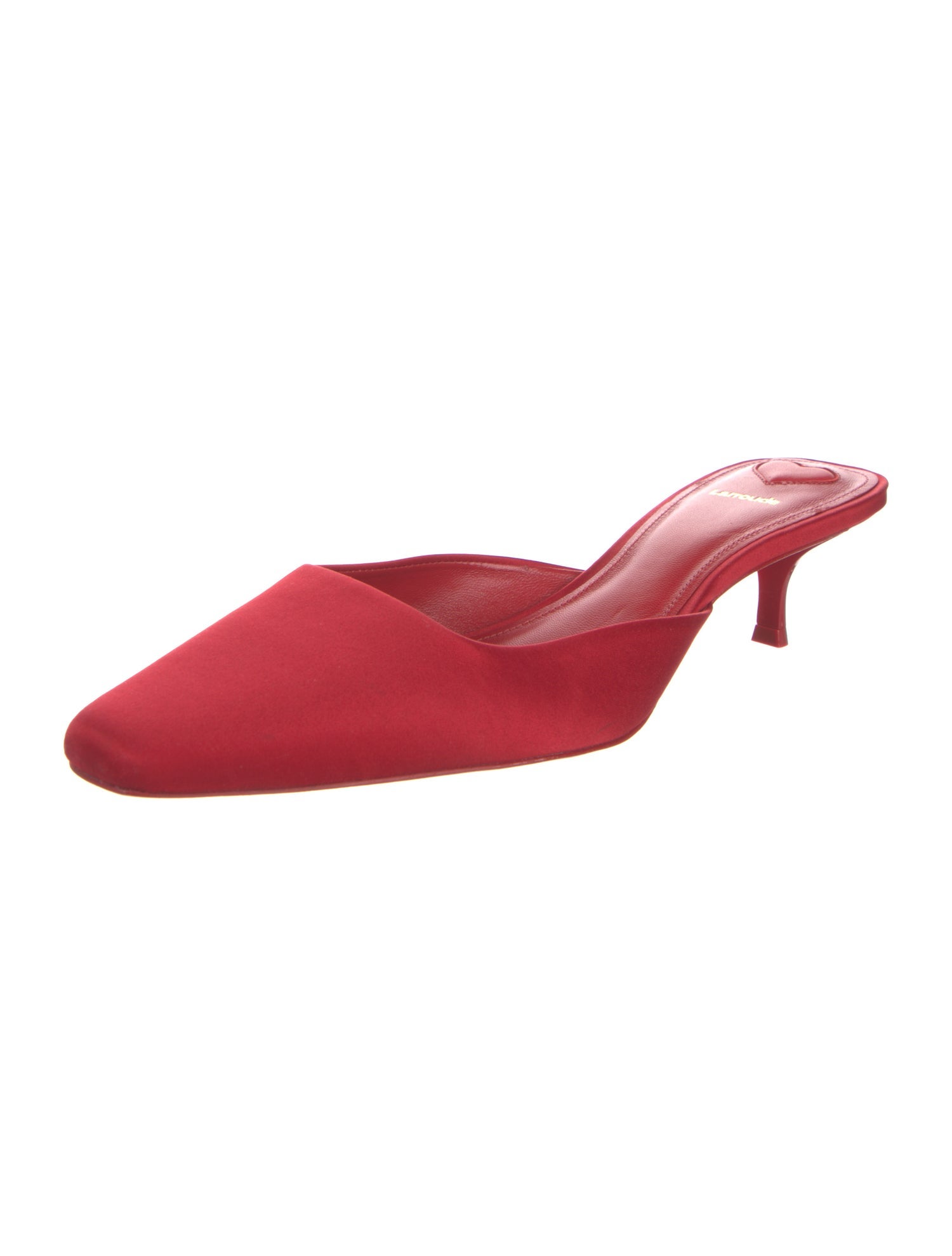 Larroude Satin Mules