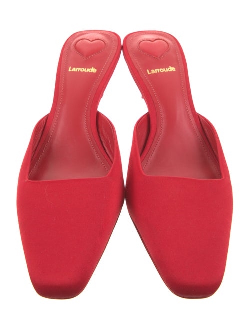 Larroude Satin Mules