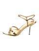 Larroude Patent Leather Sandals