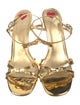 Larroude Patent Leather Sandals