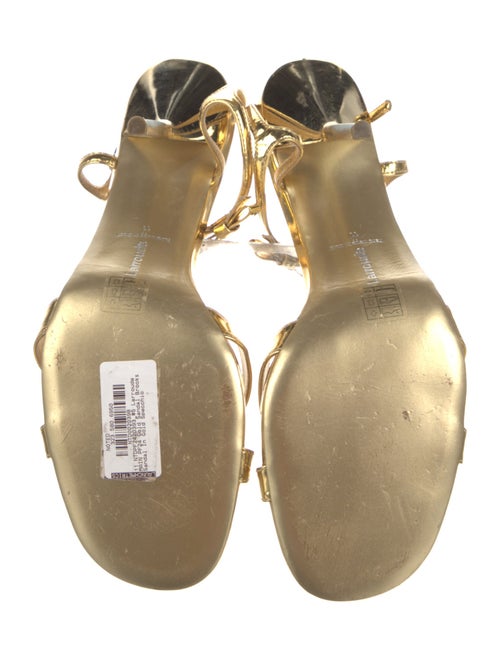 Larroude Patent Leather Sandals