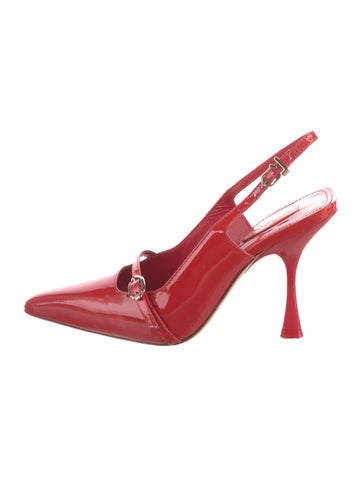 Larroude Pumps Leather Slingback 7