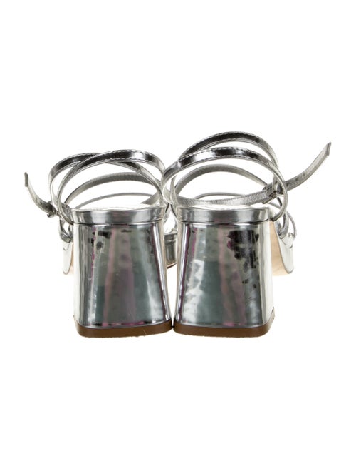 Larroude Patent Leather Sandals