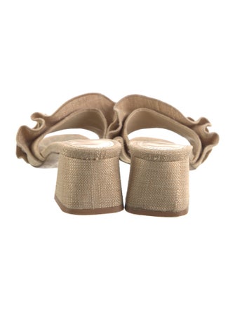 Larroude Animal Print Slides