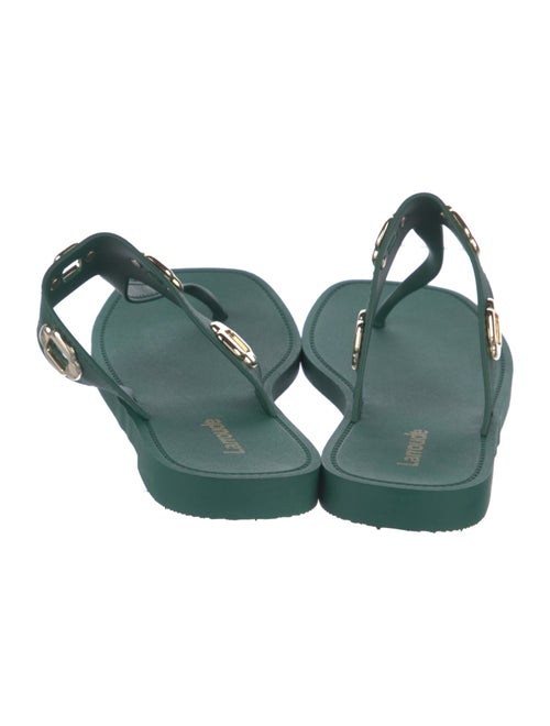 Larroude Leather Slides