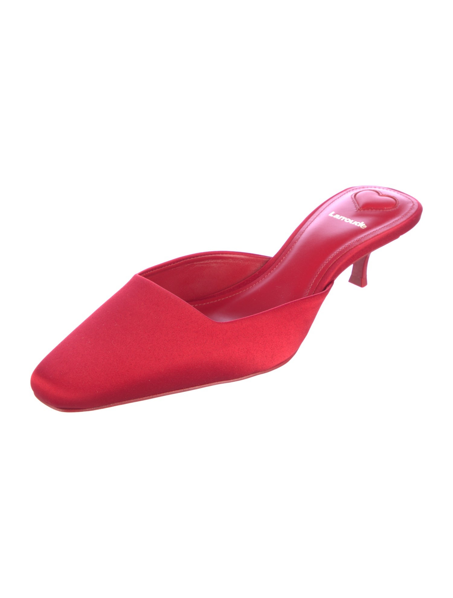 Larroude Satin Mules