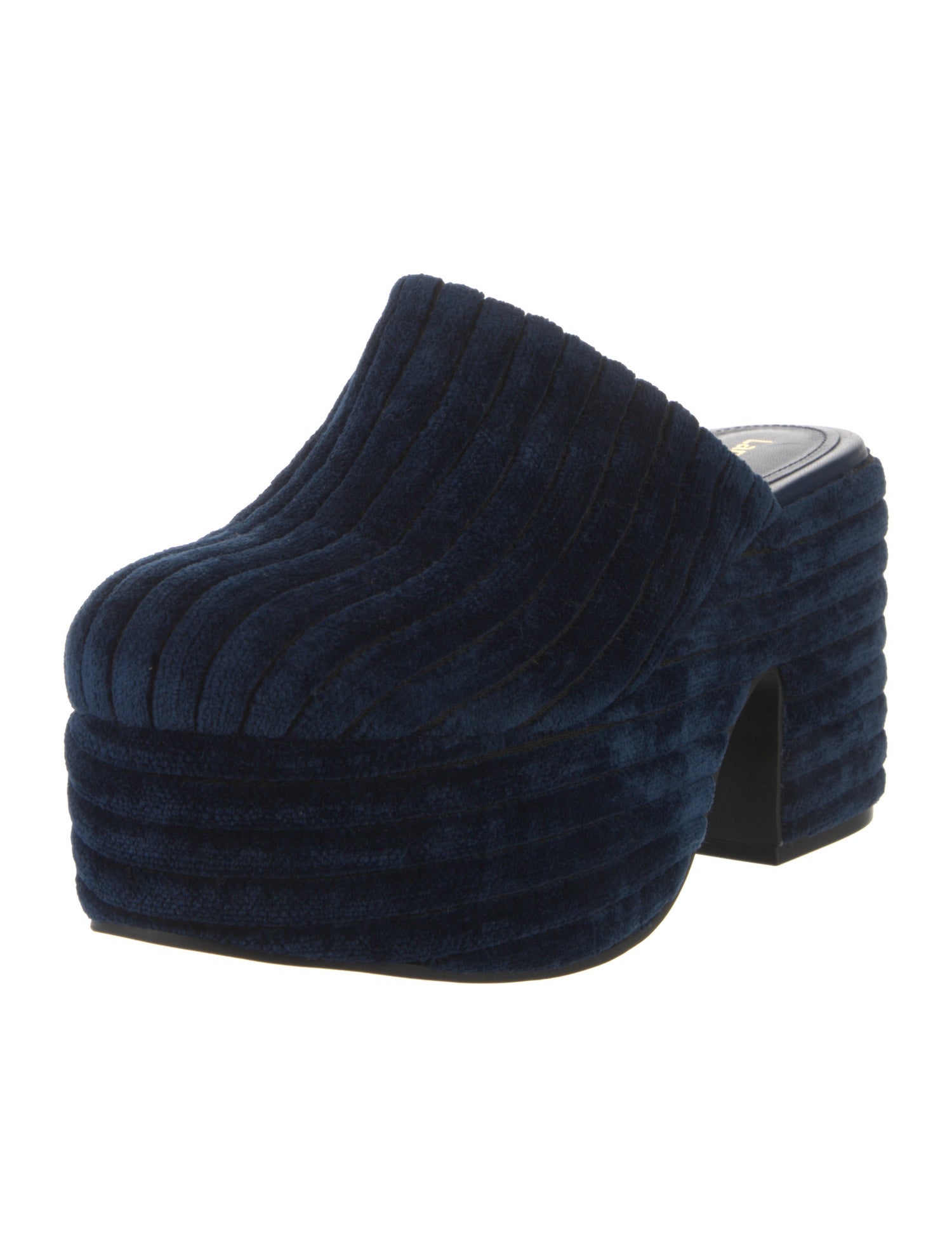 Larroude Velvet Mules