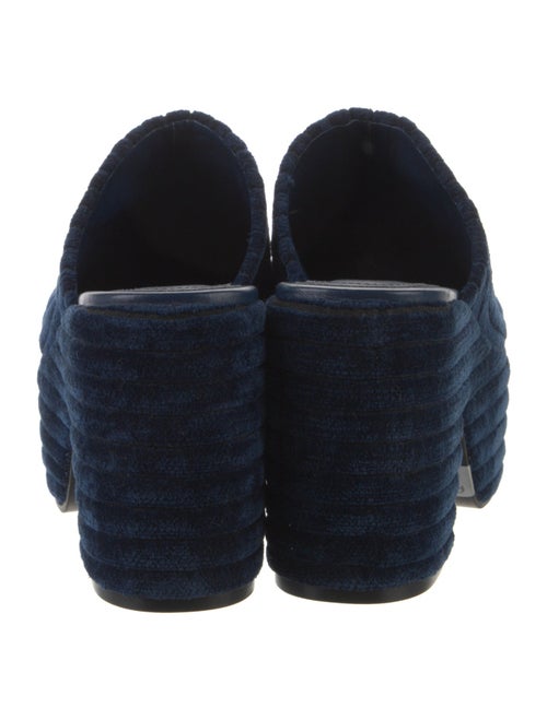 Larroude Velvet Mules