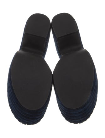 Larroude Velvet Mules