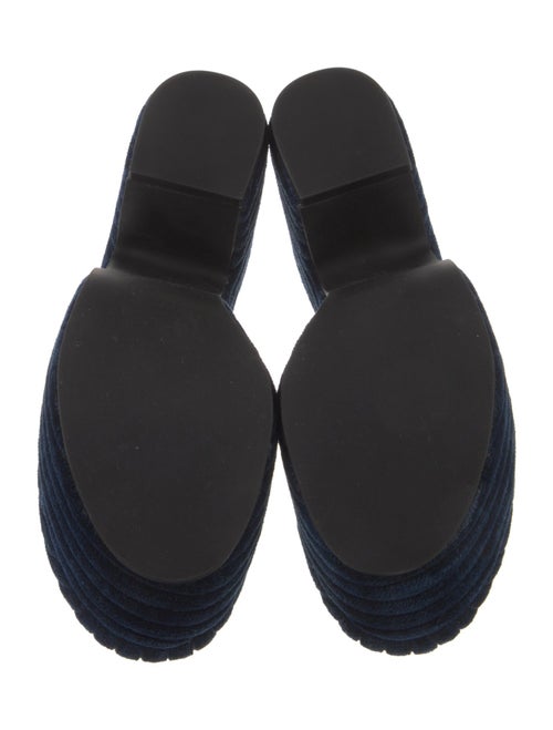Larroude Velvet Mules