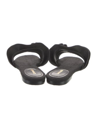 Larroude Canvas Slides