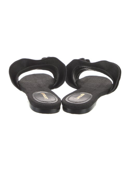 Larroude Canvas Slides