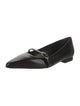 Larroude Leather Mary Jane Flats