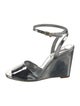 Larroude Patent Leather Sandals