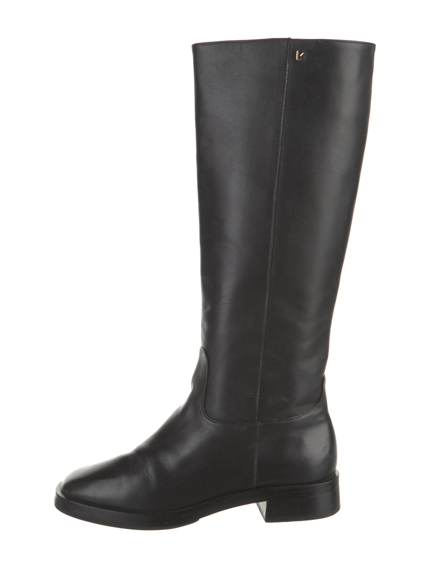 Larroude Leather Riding Boots