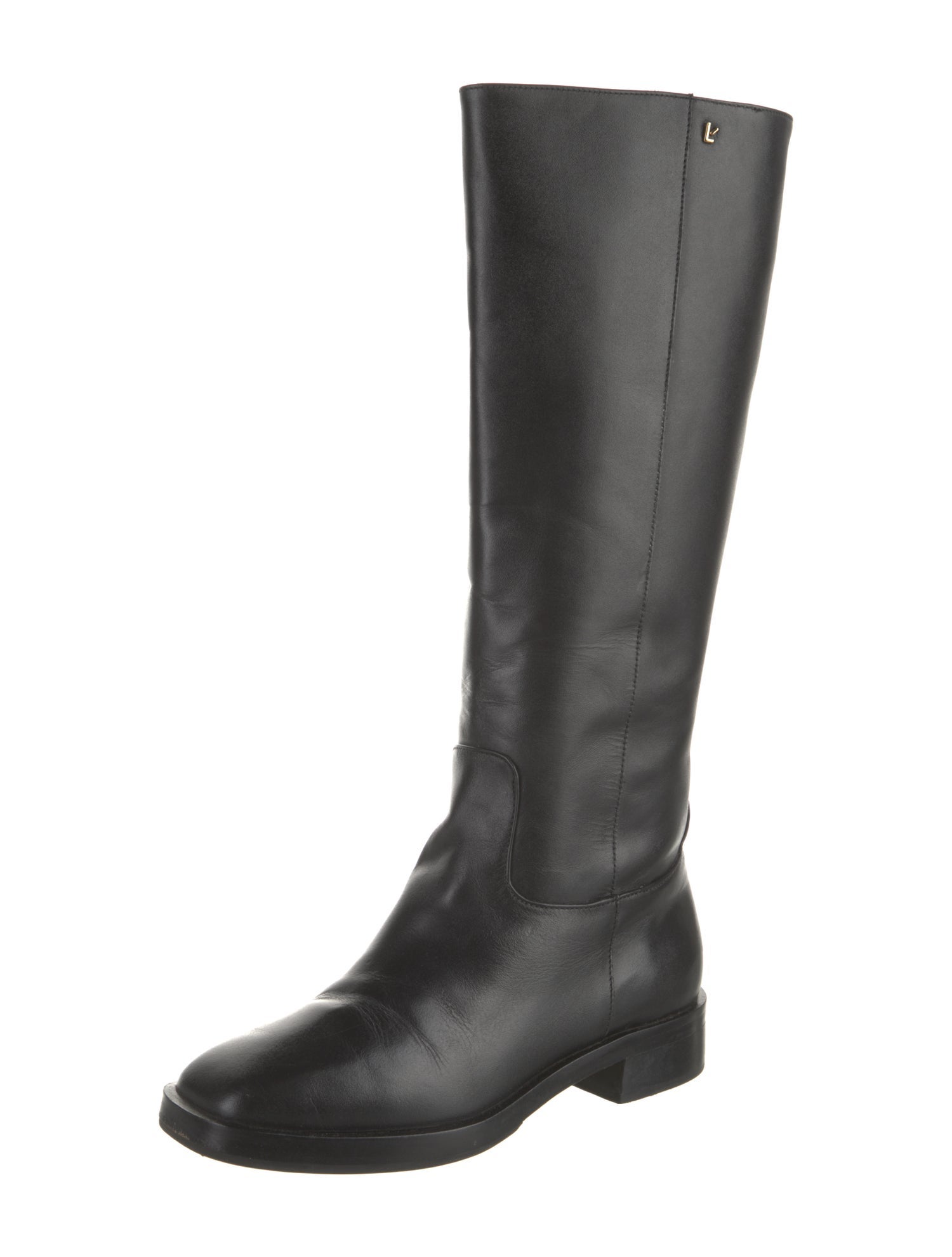 Larroude Leather Riding Boots
