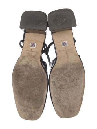 Larroude Patent Leather Slingback Pumps