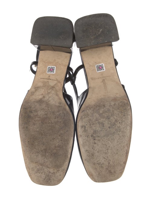 Larroude Patent Leather Slingback Pumps