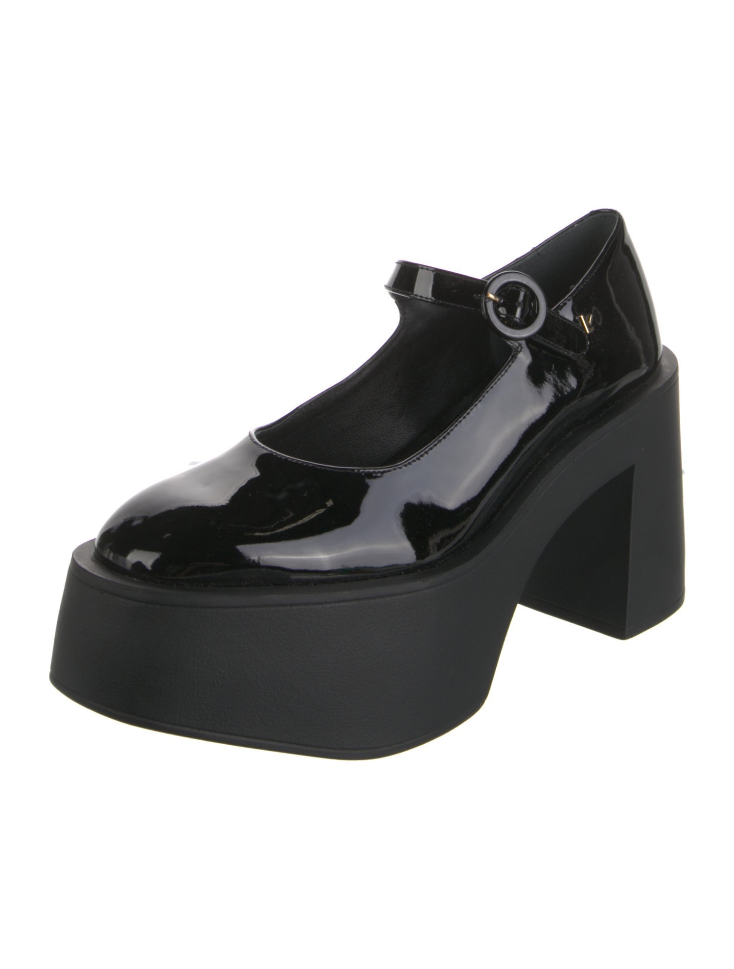 Larroude Patent Leather Pumps